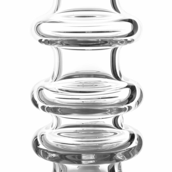 Shop Solid Glass 12in Triple Ring Beaker Bong in australian