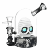 Shop Spun Skull Bell Jar Silicone & Glass Water Pipe | 5.5" | 14mm F in australian