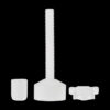Shop Adjustable Ceramic Concentrate Nail - 18.8mm in australian