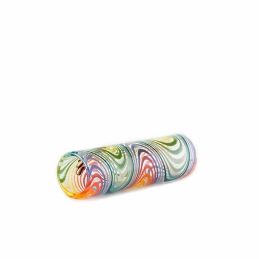 Shop iDab Glass Hookah Hose Tip (Rainbow + Clear) in australian