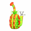 Shop The Pineapple Bong - Silicone Water Pipe with Glass Bowl in australian