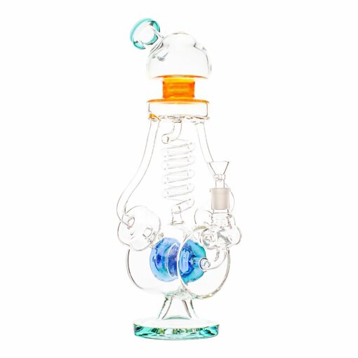 Shop The Yo-Yo Helix Percolator Bong - 14in in australian