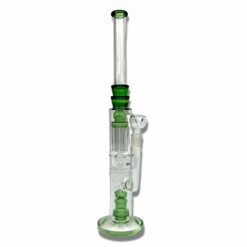 Shop Triple Perc Straight Shooter Sombrero Bong 45cm Green in australian