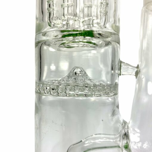 Shop Triple Perc Straight Shooter Sombrero Bong 45cm Green in australian