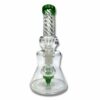 Shop Twisted Neck Layed Back Mini Bong 15cm Green in australian