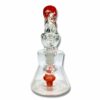 Shop Twisted Neck Layed Back Mini Bong 15cm Red in australian