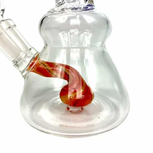 Shop Twisted Neck Mini Bong 15cm Blue/Amber in australian