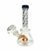 Shop Twisted Neck Mini Bong 15cm Blue/Amber in australian
