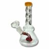 Shop Twisted Neck Mini Bong 15cm Orange in australian