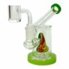 Shop Twisted Perc Prism Dab Rig and Bong 12cm Green in australian