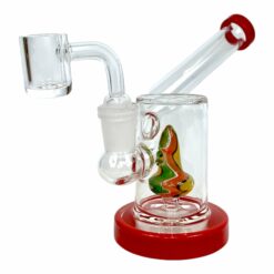 Shop Twisted Perc Prism Dab Rig and Bong 12cm Red in australian