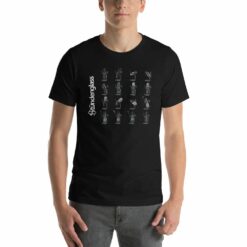 Shop Stündenglass "Flip" T-Shirt (Black) in australian