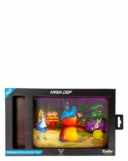 Shop High Def 3D Wooden Rolling Tray in australian