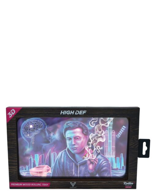 Shop High Def 3D Wooden Rolling Tray in australian