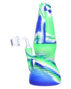 Shop Rigid Blue Silicone Mini Dab Rig in australian