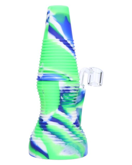 Shop Rigid Blue Silicone Mini Dab Rig in australian