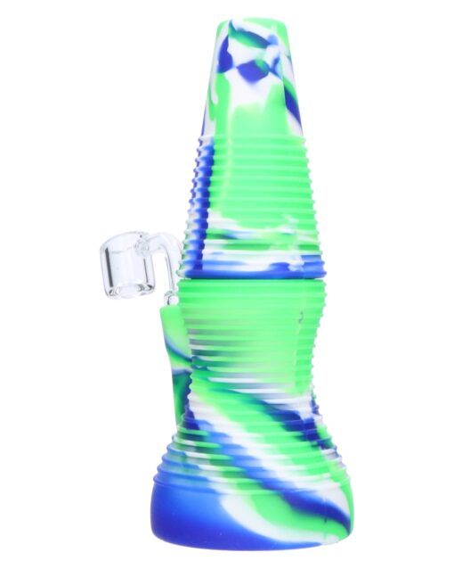 Shop Rigid Blue Silicone Mini Dab Rig in australian