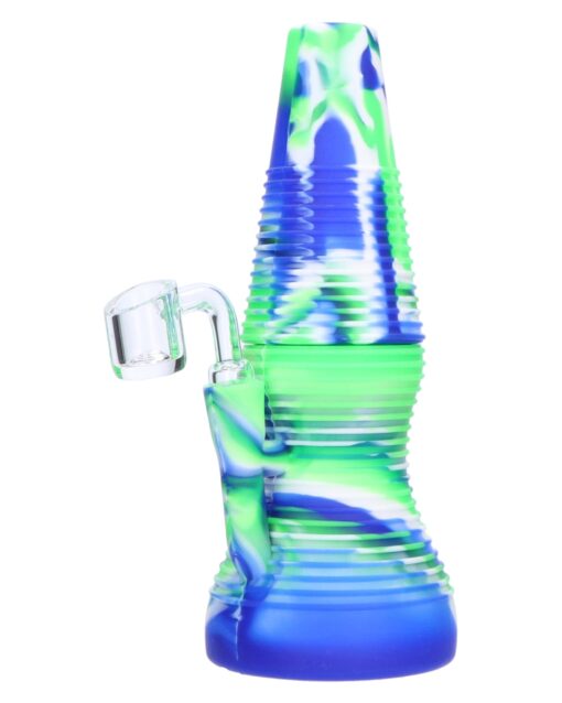 Shop Rigid Blue Silicone Mini Dab Rig in australian