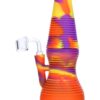 Shop Silicone Dab Rig With Banger | Orange Yellow & Purple in australian