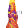 Shop Silicone Dab Rig With Banger | Orange Yellow & Purple in australian