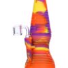 Shop Silicone Dab Rig With Banger | Orange Yellow & Purple in australian