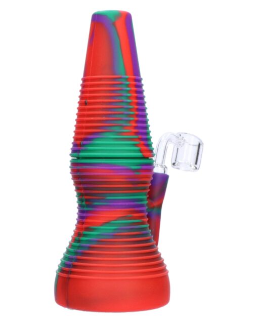 Shop Rigid Red Silicone Mini Dab Rig in australian