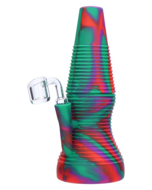 Shop Rigid Red Silicone Mini Dab Rig in australian