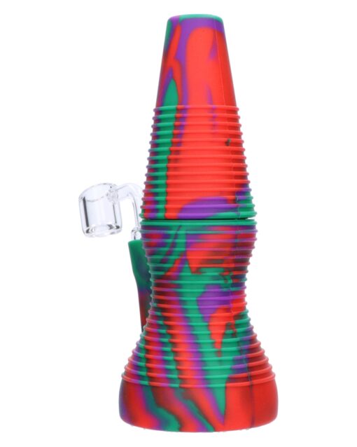 Shop Rigid Red Silicone Mini Dab Rig in australian