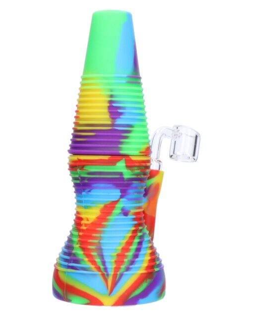 Shop Rigid Rainbow Silicone Mini Dab Rig in australian