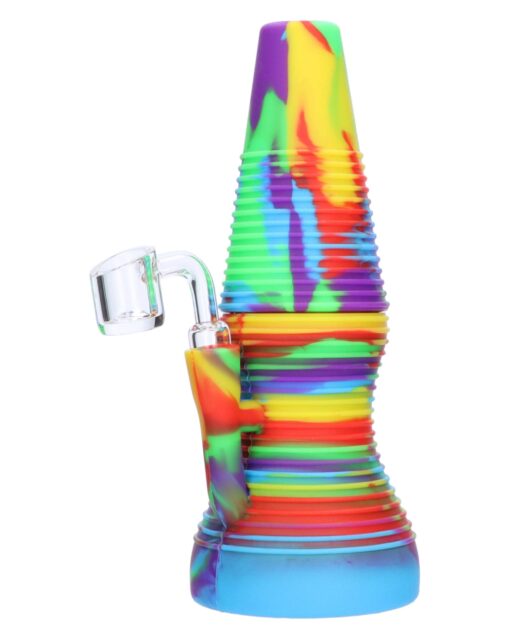 Shop Rigid Rainbow Silicone Mini Dab Rig in australian