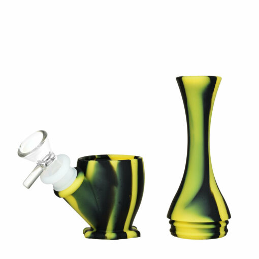 Shop Vibrant Silicone Vase Water Pipe - 6.25 Inches - 14mm in australian