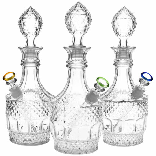 Shop Vintage Crystal Decanter Bong in australian