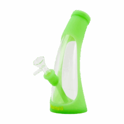 Shop PILOT DIARY 8.6" Horn-Shaped Glow Silicone Bong with 14mm Bowl in australian
