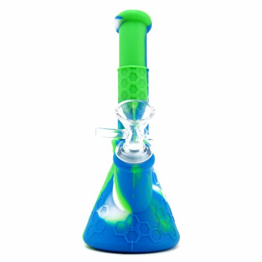 Shop PILOT DIARY Portable 6.4" Silicone Beaker Bong with 14mm Bowl in australian