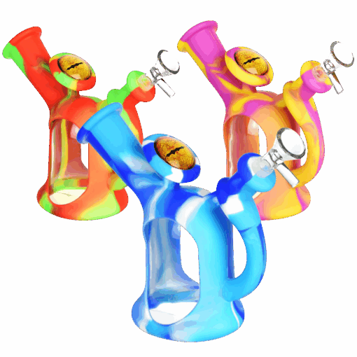 Shop Watering Can Silicone & Glass Water Pipe in australian