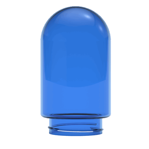 Shop Single Blue Glass Globe (Large) in australian