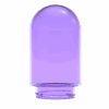 Shop Single Purple Glass Globe (Large) in australian