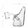 Shop GRAV® Wedge Bubbler Rig - Clear in australian