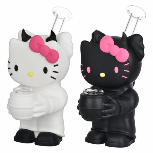 Shop What Up, Cat? Silicone Water Pipe | 5.5" | Assorted Colors | 2ct Bundle in australian