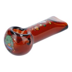 Shop 4" GSC Hand Pipe - Transparent Amber in australian
