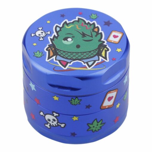 Shop 55mm Blue Dream 3 Stage Grinder - Matte Blue in australian