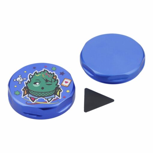 Shop 55mm Blue Dream 3 Stage Grinder - Matte Blue in australian