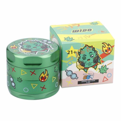 Shop 55mm GG4 3 Stage Grinder - Green in australian