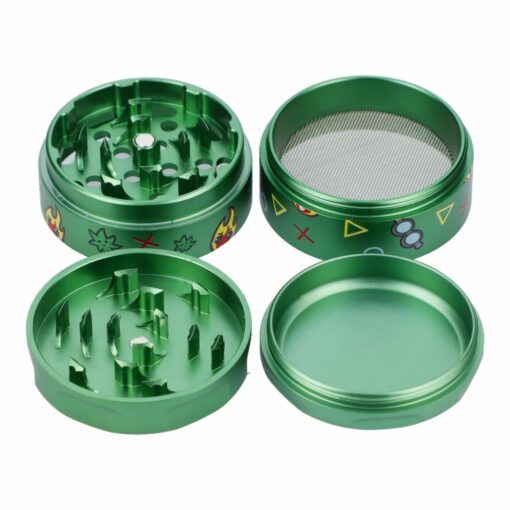 Shop 55mm GG4 3 Stage Grinder - Green in australian