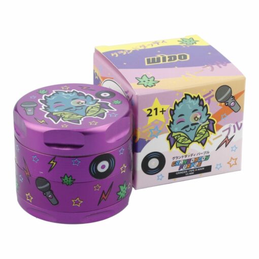 Shop 55mm Granddaddy Purple 3 Stage Grinder - Purple in australian