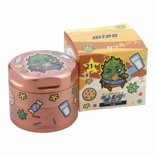 Shop 55mm GSC 3 Stage Grinder - Rose Gold in australian