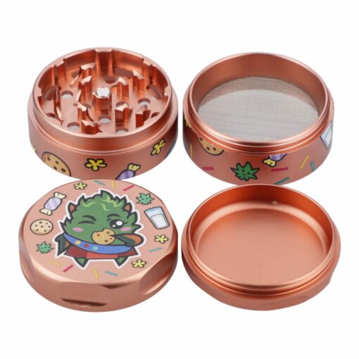Shop 55mm GSC 3 Stage Grinder - Rose Gold in australian
