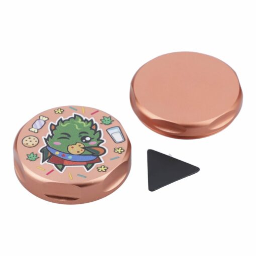 Shop 55mm GSC 3 Stage Grinder - Rose Gold in australian
