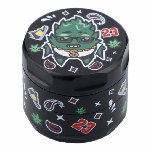 Shop 55mm OG Kush 3 Stage Grinder - Black in australian