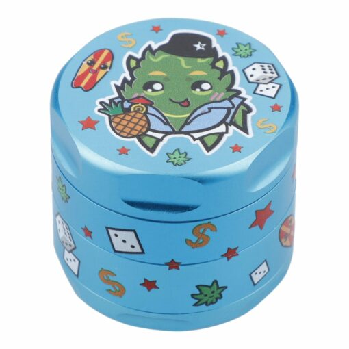 Shop 55mm Pineapple Express 3 Stage Grinder - Aqua in australian